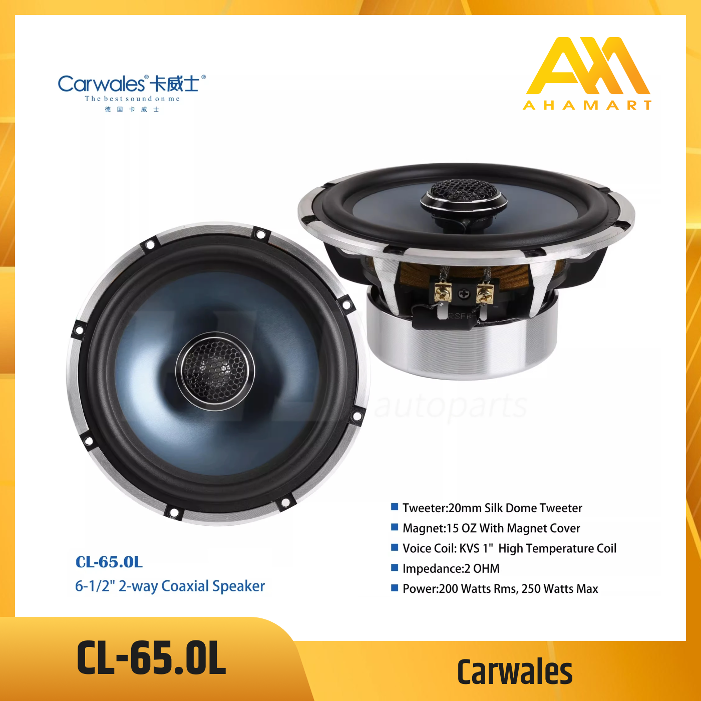 Loa cánh ô tô Carwales CL-65.0L